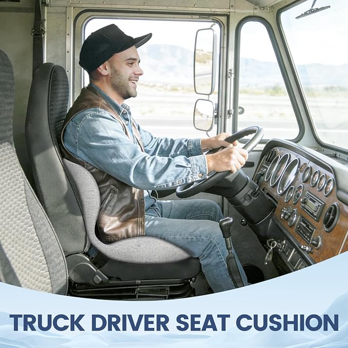 Memory Foam Seat Cushion for Office Chair and Car Seat | Sciatica & Hip & Coccyx Pain Relief Desk Chair Cushion for Long Sitting Office Workers, Car Drivers, Wheelchair, Home - Image 7