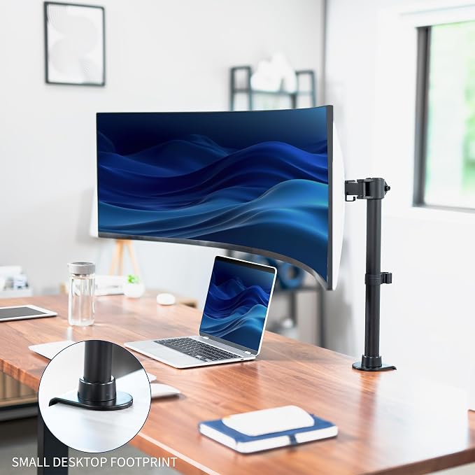 VIVO Single Monitor Desk Mount, Fully Adjustable Stand - Image 8