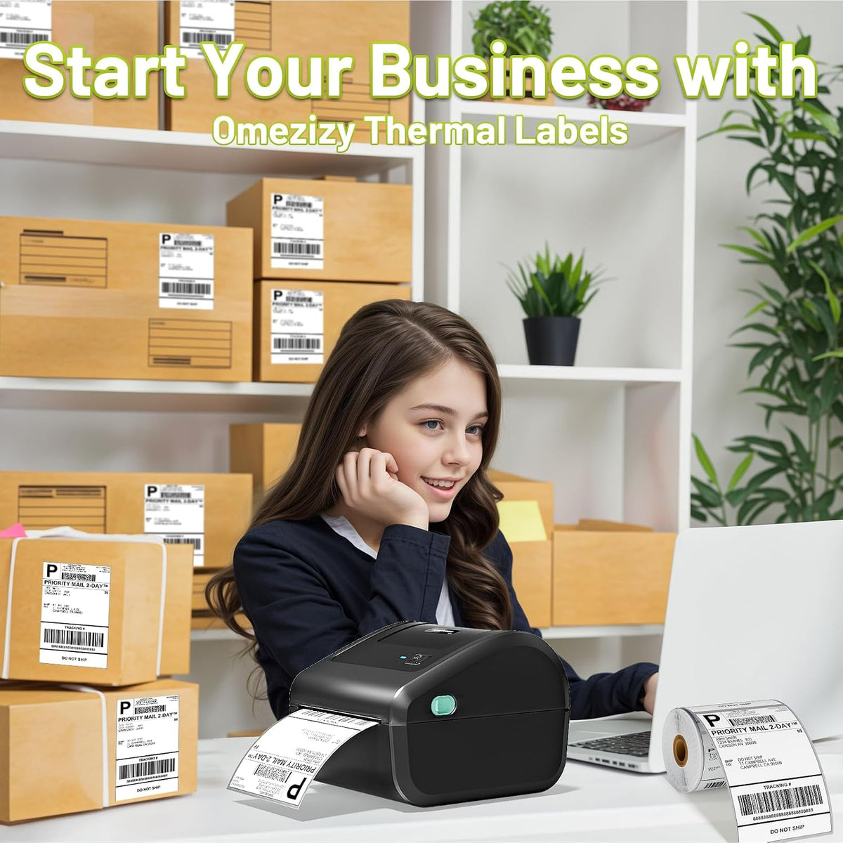 4x6 Thermal Labels, Shipping Address Label (Pack of 100 4x6 Roll Labels) - Image 4