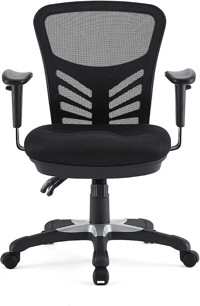 Modway EEI-757-BLK Articulate Ergonomic Mesh Office Chair in Black - Image 11