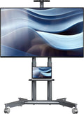 ONKRON Mobile TV Stand on Wheels 32-75", 110 lbs, VESA 600x400, Graphite by ONKRON