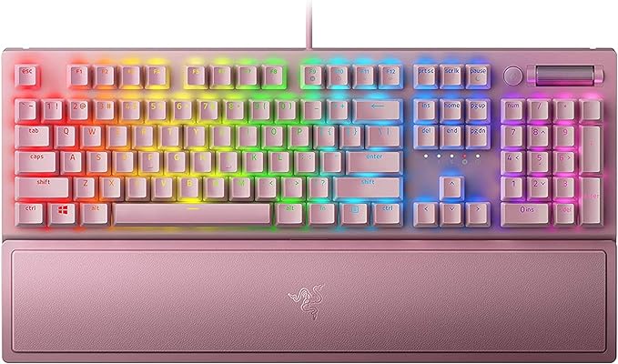 Razer BlackWidow V3 Mechanical Gaming Keyboard, Green Mechanical, Quartz | Tactile & Clicky, Chroma RGB Lighting, Compact Form Factor, Programmable Macro Functionality by Unknown