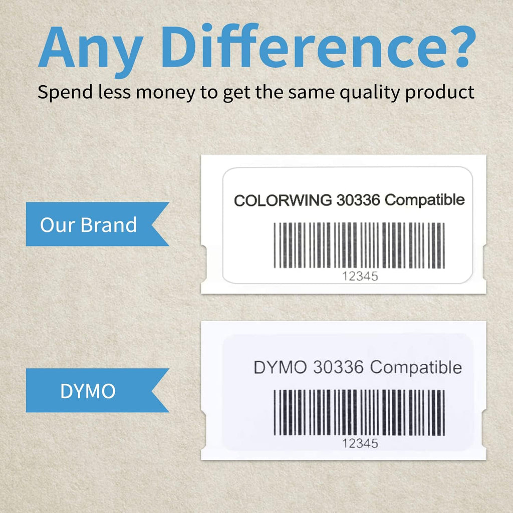 Compatible with Dymo 30336(1" x 2-1/8") LabelWriter Address & Barcode Label - Image 4