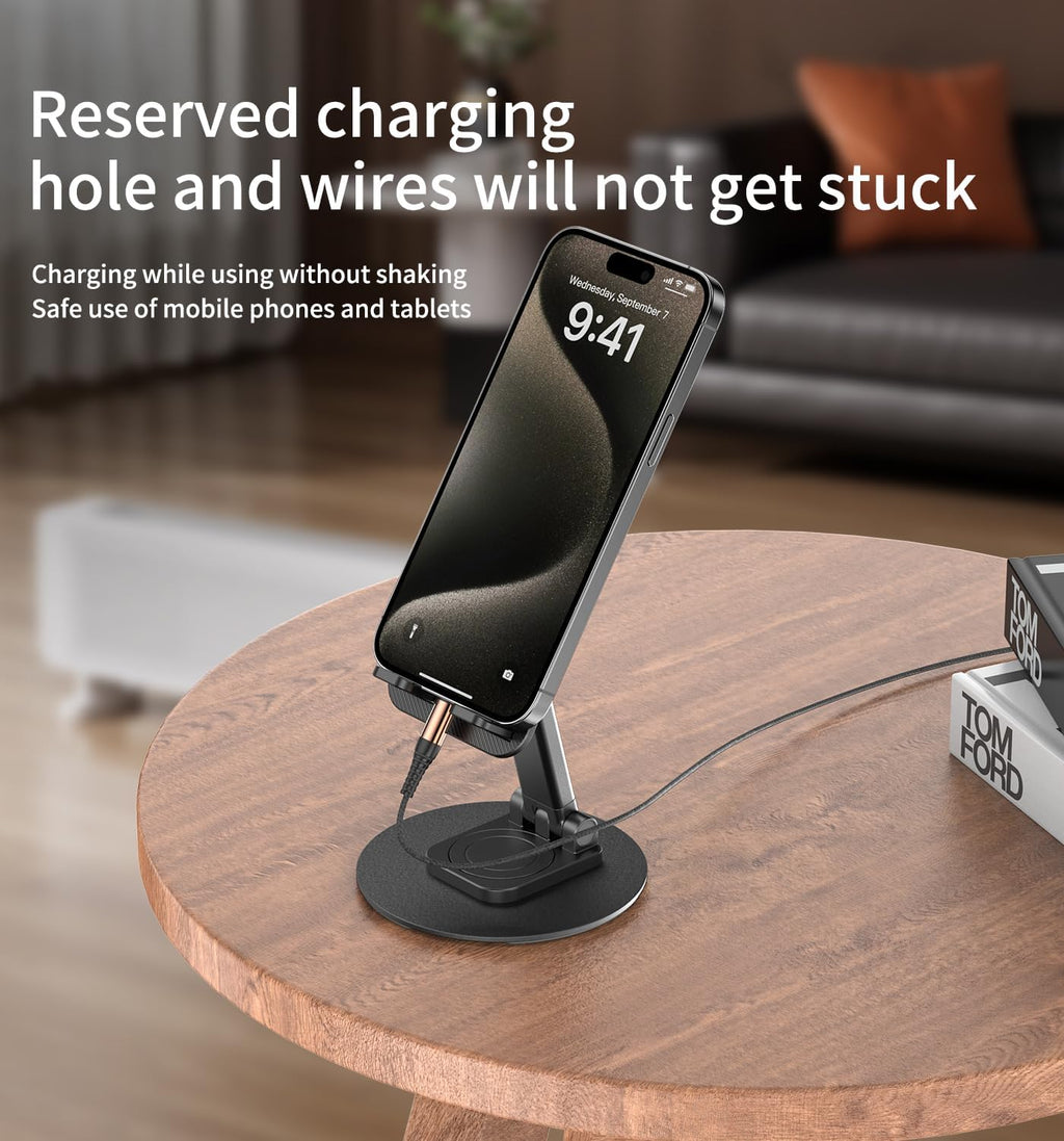 360° Rotating Cell Phone Stand for Desk - Image 3