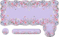 iCasso Computer Mat for Workspace, Purple 35.4"x15.7" Computer Pad | Ergonomic Desk Pad Including Keyboard Wrist Rest, Mousepad Set for Gaming Vanity Women Computer Setup by iCasso