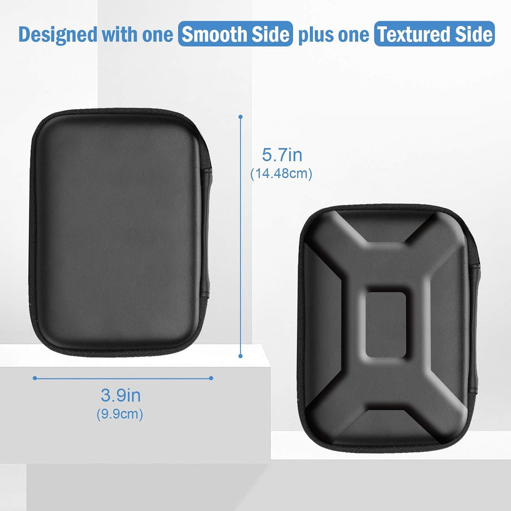 ProCase External Hard Drive Travel Case for 2.5" HDD/SSD -Black - Image 6