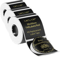 NIIMBOT Black Round Labels 50x50mm(1.97'' x 1.97''), for M2/M3 Label Maker, Suitable for Essential Oils Aromatherapy Bathroom Bakery Gift Labels, Waterproof Oilproof and Long Storage (Pack of 3) by NIIMBOT
