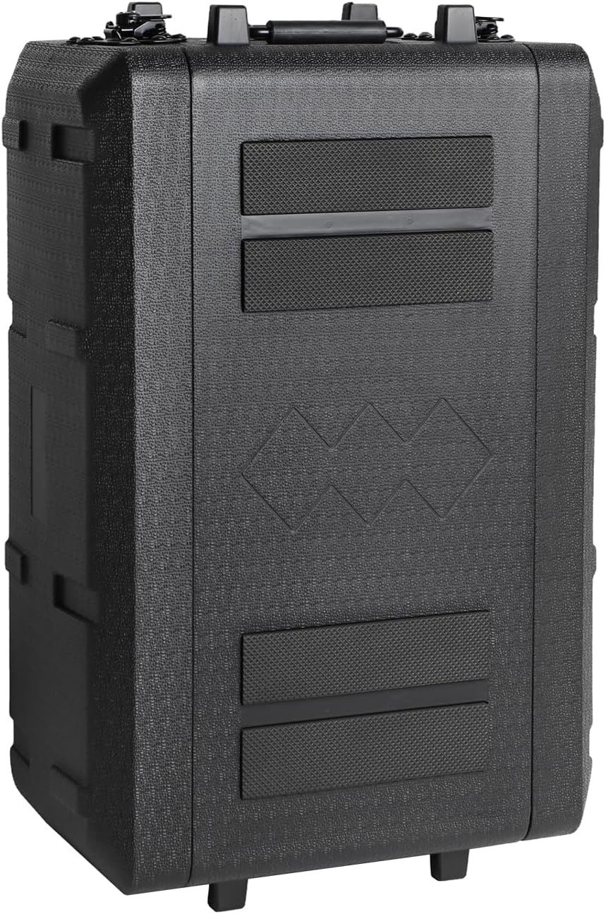 Diandian 2U Rack Case Shallow 11" Depth, Rackmount Flight Case Shock Mount - Image 7