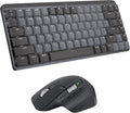 Logitech MX Mechanical Mini TKL Illuminated Wireless Keyboard, Linear, and MX Master 3S Performance Wireless Bluetooth Mouse Bundle, macOS, Windows, Linux, iOS, Android by Unknown