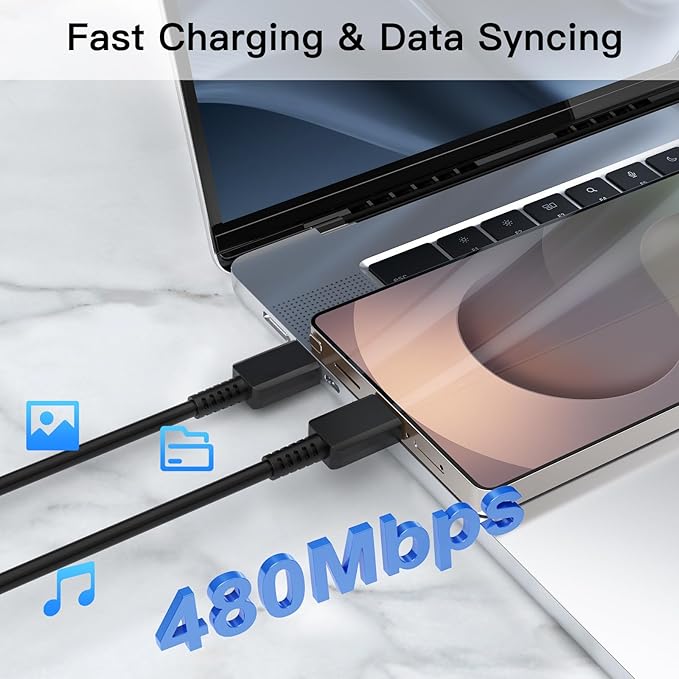 Super Fast Charger USB C,2Pack 3FT Phone USBC Cables with Type C Charger Fast Charging Blocks Compatible with Samsung Galaxy S25/S25 Ultra/S24 Ultra/S24/S23/S22/S21/iphone 17/16/15 - Image 6