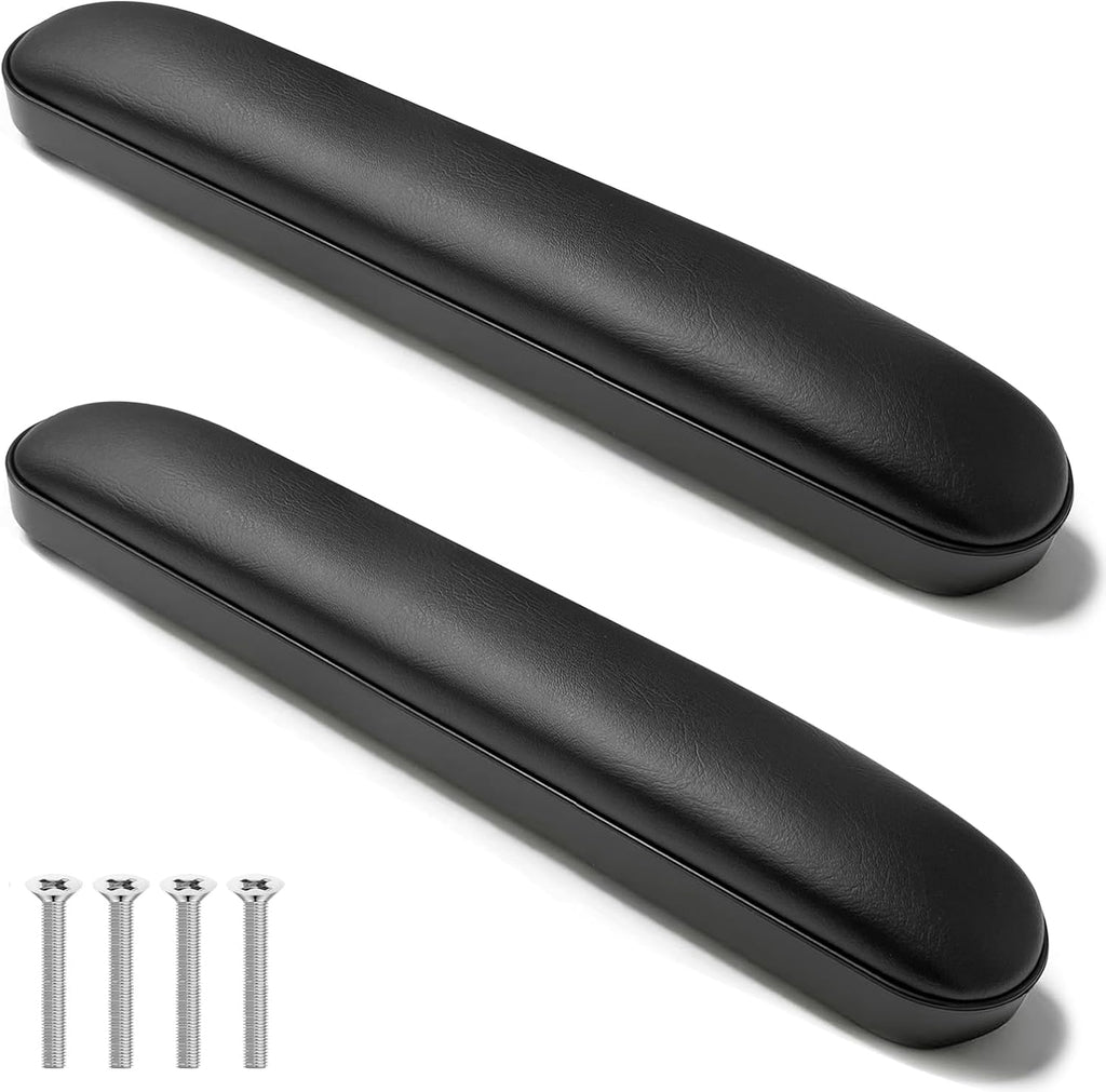 Padded Armrests for Wheelchair, Premium Wheelchair Armrest Pads, 13-7/8" Long Wheelchair Armrest Replacement Accessories, Compatible with All Brands(1 Pair) by Bgxizin