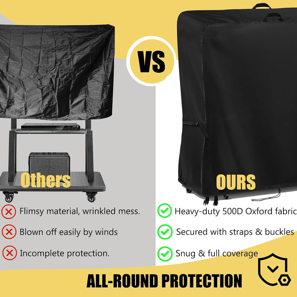 Outdoor TV Cover 58 Inch Weatherproof for 55"-60" Outdoor TV Stand - Image 7