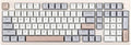 EPOMAKER Galaxy100 QMK/VIA Wireless Gaming Keyboard, Aluminum Shell, BT/2.4Ghz/USB-C, Pre-Lubed Hot-Swappable Linear Switches, NKRO, RGB Backlit (Creamy White, Wisteria Linear Switch) by EPOMAKER