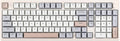 EPOMAKER Galaxy100 QMK/VIA Wireless Gaming Keyboard, Aluminum Shell, BT/2.4Ghz/USB-C, Pre-Lubed Hot-Swappable Linear Switches, NKRO, RGB Backlit (Creamy White, Marble White Switch) by EPOMAKER