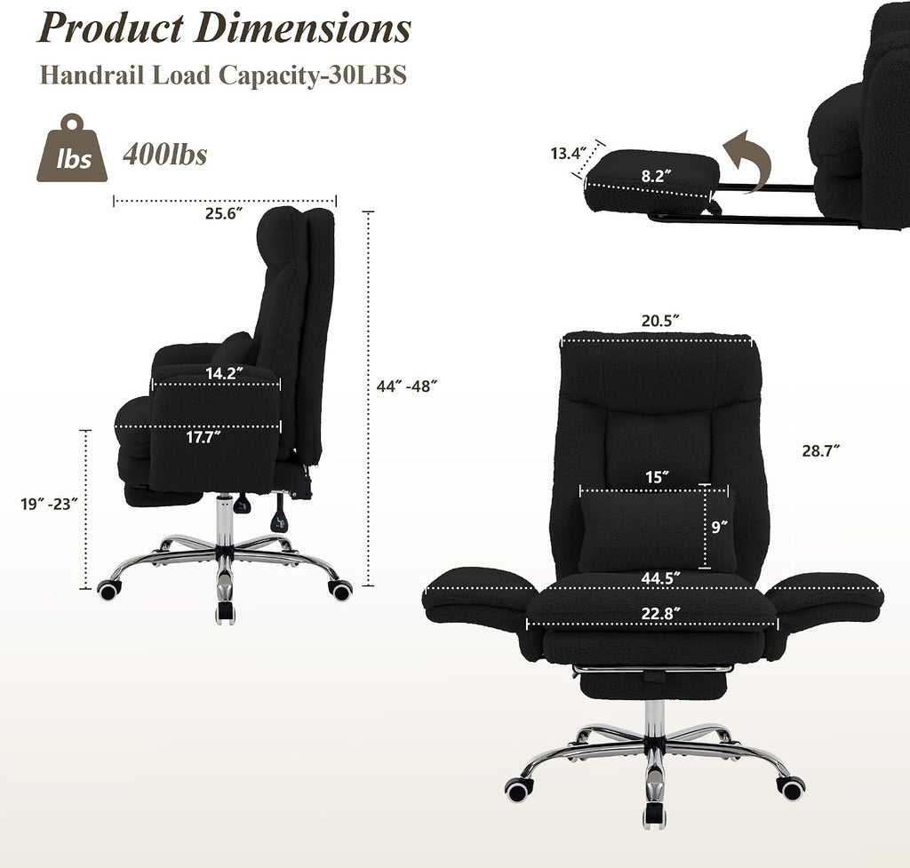 Criss Cross Office Chair, Flip Armrests For Pets & Cross Legged Sitting - Image 2