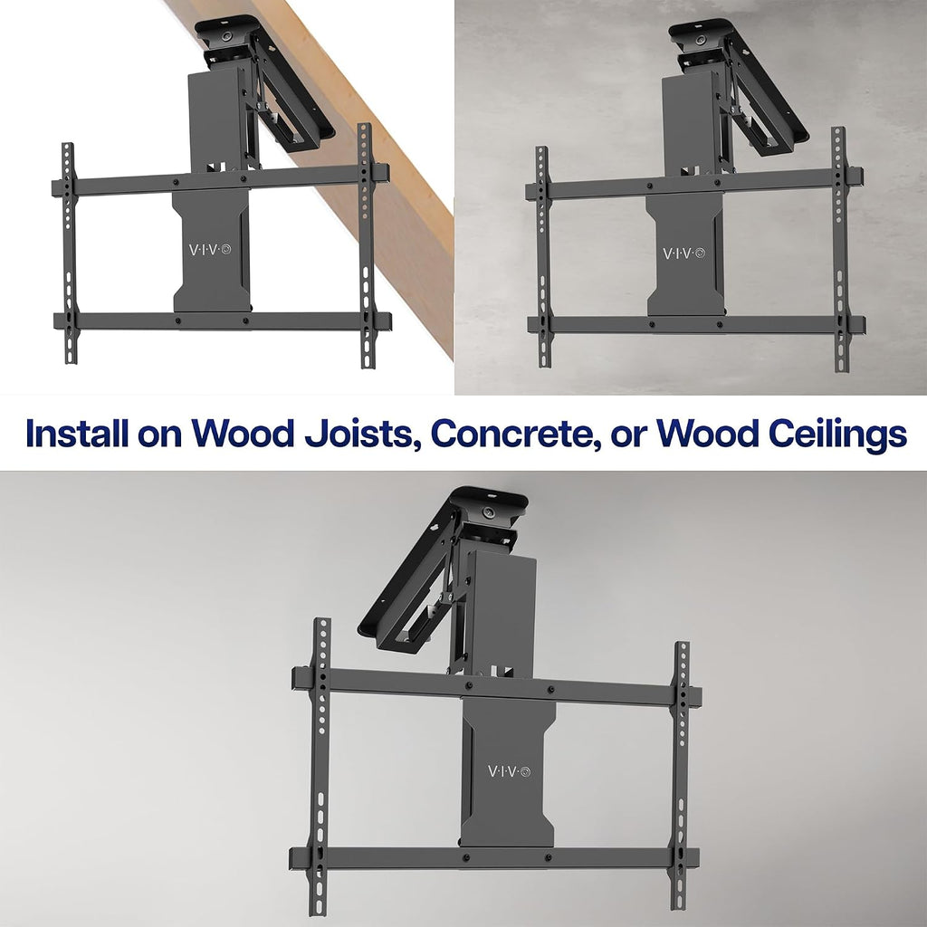 VIVO Black Electric Ceiling TV Mount for 23 to 55 in Screens, MOUNT-E-FD55 - Image 8