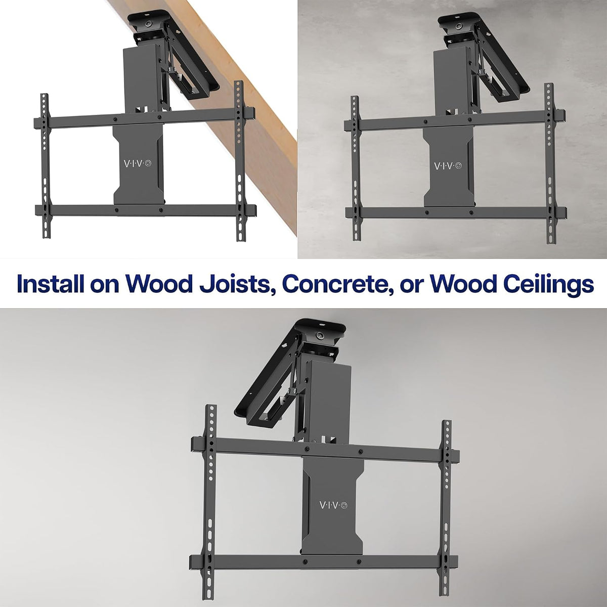 VIVO Black Electric Ceiling TV Mount for 23 to 55 in Screens, MOUNT-E-FD55 - Image 8