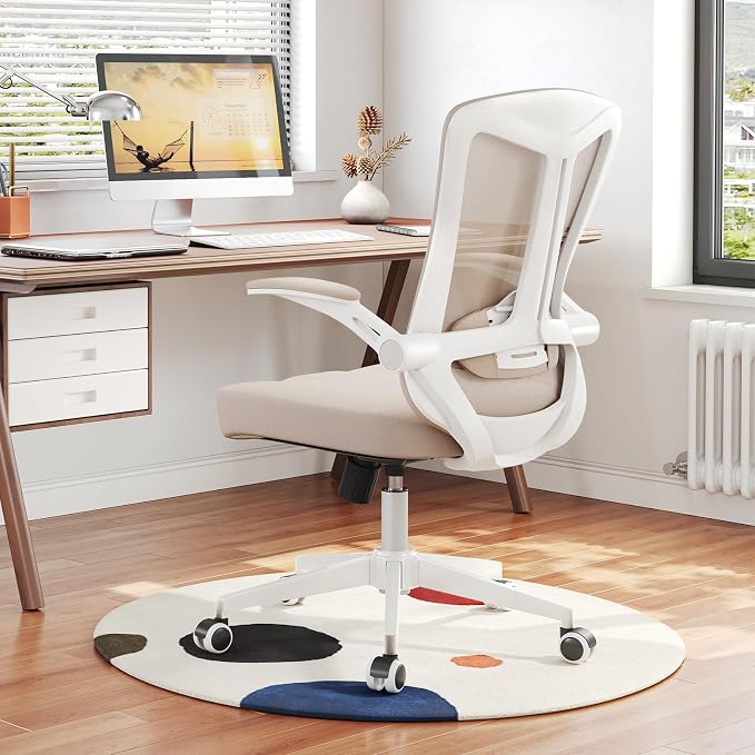 Ergonomic Office Desk Chair High Back Mesh Computer Chair Adjustable Chair | 360° Swivel Adjustable Lumbar Support & Flip-Up Armrests capacity 300 lbs capacity by SICHYAGE