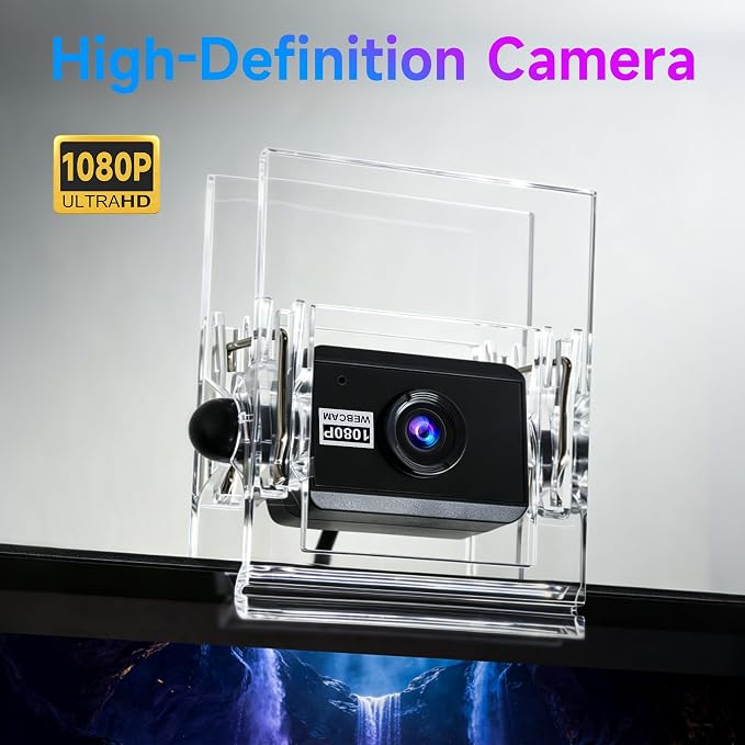 1080P USB HD Webcam with Microphone， Web Camera for PC，with Auto White Balance for Video Calls, Live Streaming Gaming & Online Meetings ，USB Streaming Camera - Image 3