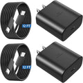 45W USB C Super Fast Charger Type C Charger Fast Charging Android Phone Charger Block with 12FT Type C Charging Cable for Samsung Galaxy S26 Ultra/S26/S26+/S25/S25 Ultra/S25+/S24 Ultra/S23 Ultra/S22 by Vilive