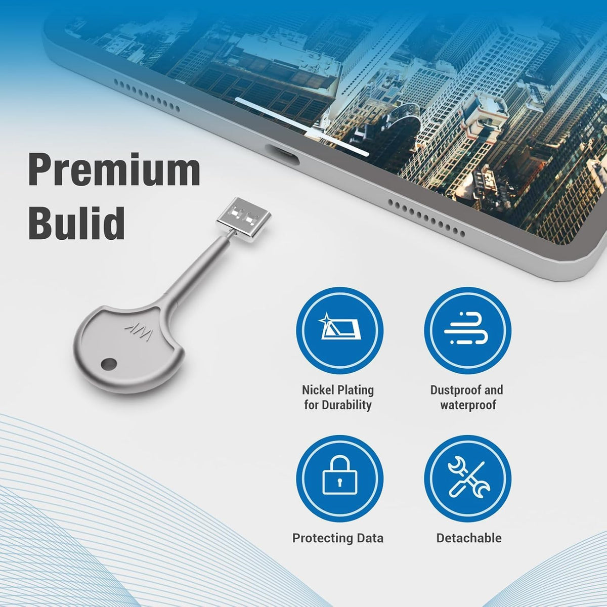 10Pcs Stainless Steel USB-C Port Lock with 1 Key, Type-C Female Plug Protector & Port Blocker - Compatible with iPhone 15/16, Samsung Galaxy S24/S23/S22/S21/S20, Note/A Series,Wireless Chargin - Image 5