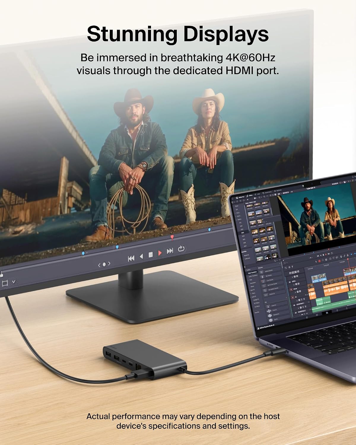 Belkin USB-C Hub 8-Port 4K HDMI 100W PD for Neo MacBook, Windows & More - Image 5