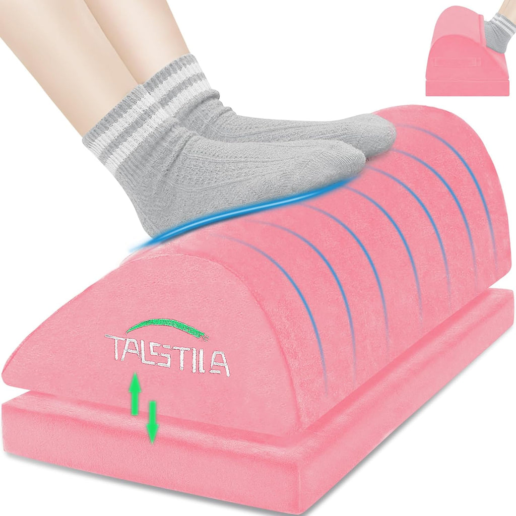 TALSTILA Foot Rest for Under Desk at Work, Under Desk Footrest, Ergonomic 2 Adjustable Heights Footrest, Footrest with Feet Warm Pocket, for Office Desk & Office Chair… by TALSTILA