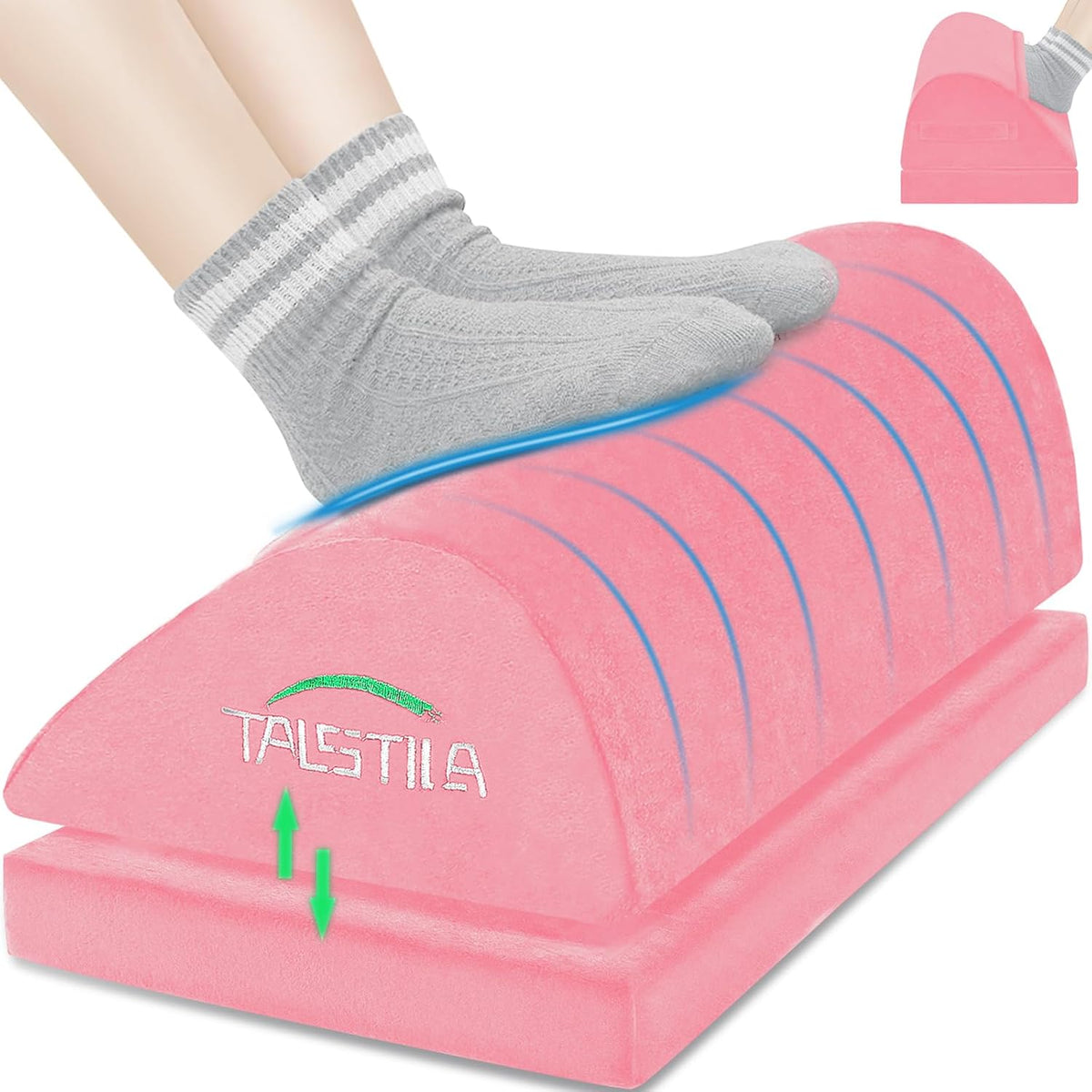 TALSTILA Foot Rest for Under Desk at Work, Under Desk Footrest, Ergonomic 2 Adjustable Heights Footrest, Footrest with Feet Warm Pocket, for Office Desk & Office Chair… by TALSTILA