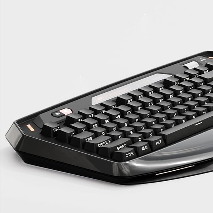 ZORNHER MAX870 Wireless Mechanical Gaming Keyboard,80% Black Custom Creamy Sound Keyboard with Shine Through PBT Keycaps,Pre-lubed Linear Switches,Hot-Swappable,RGB Backlit,2.4GHz/USB-C/BT5.0 - Image 6