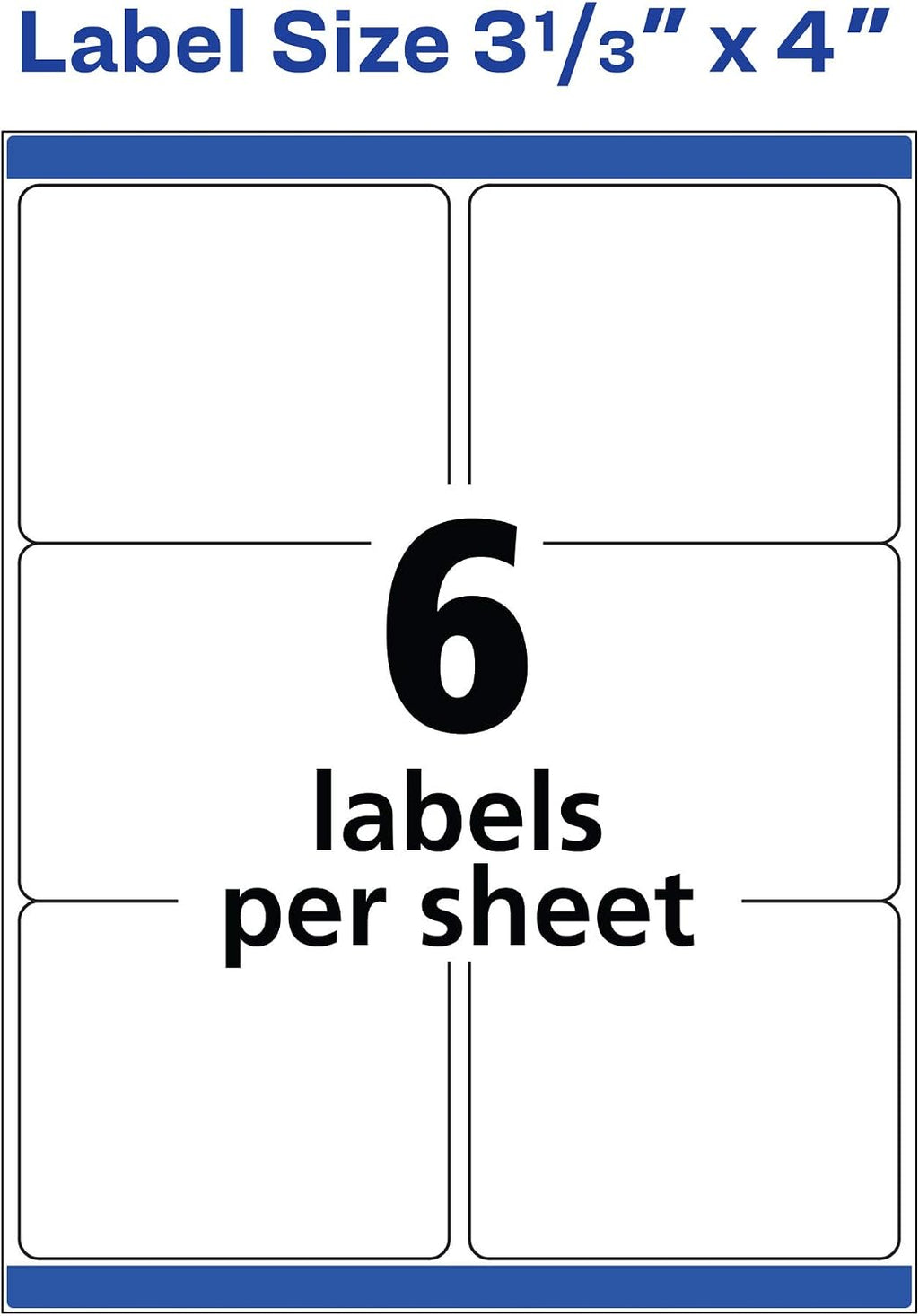 Avery Shipping Address Labels,Laser Printers,150 Labels, 3-1/3x4, Permanent Adhesive, TrueBlock,5 Packs (5264) - Image 6