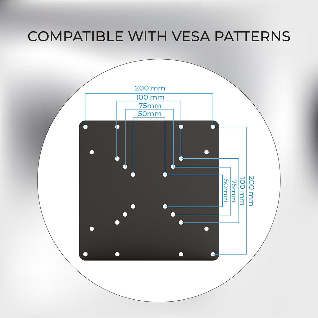 HumanCentric VESA Mount Adapter Plate for Flat & Curved TVs - 200 x 200mm - Image 3