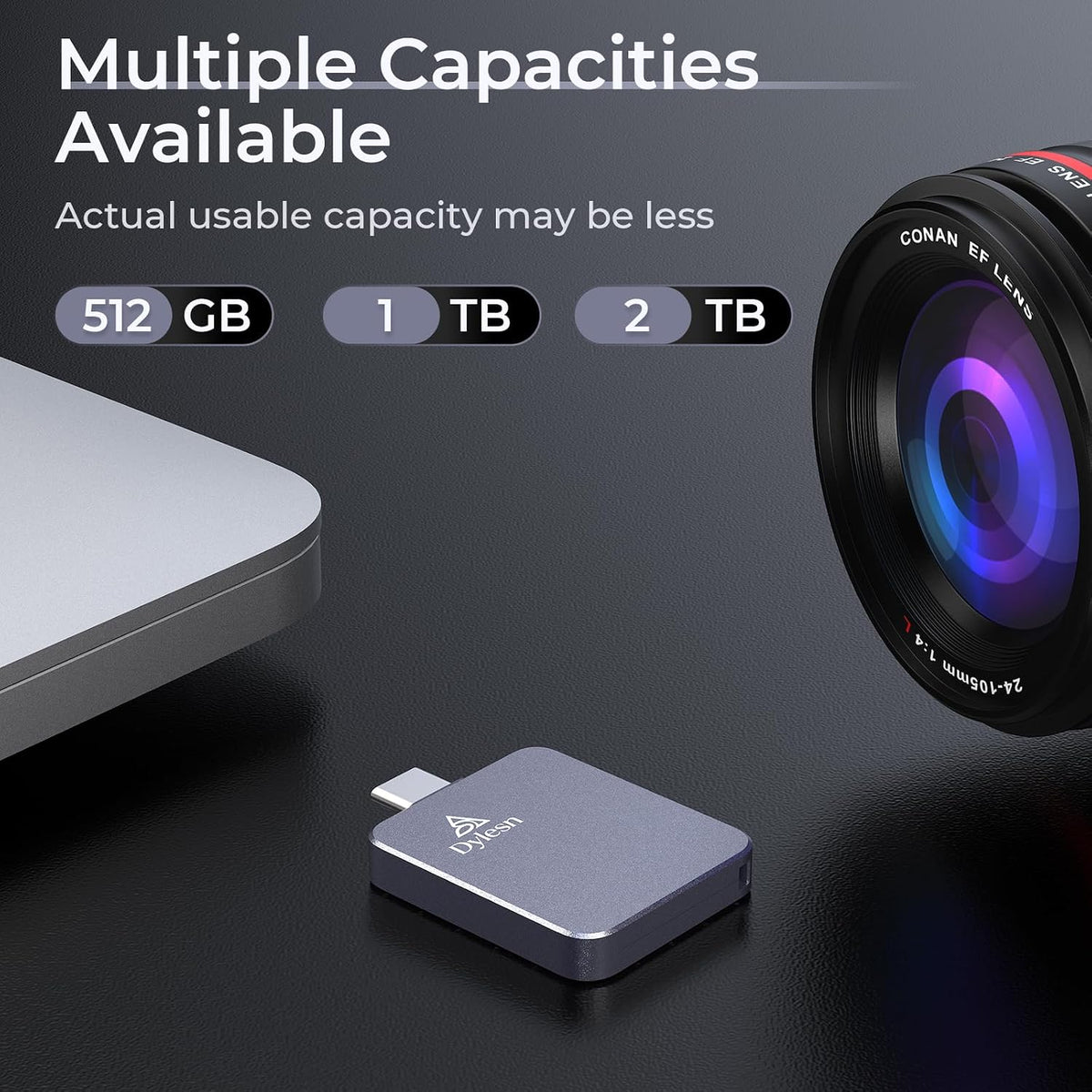 1TB Video Editing SSD 20Gbps USB-C External Drive for iPhone16 Pro - Image 5