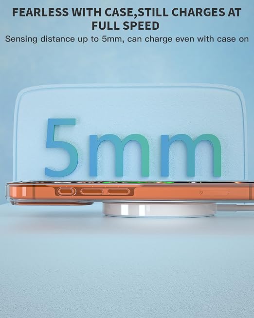 Wireless Magnetic Charger,2Pack Fast Apple Mag-Safe Charger iPhone Magnetic | Magnet Charging Pad Flat Mag Safe Charging for iPhone 17Pro Max/16 Pro Max/16Pro/16/15Pro Max/15 Plus/14/13/12/AirPods Pro3/2 - Image 5