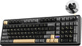 YUNZII B98 PRO 96% Wireless Mechanical Keyboard (Black, Milk Switch) | QMK/VIA, with Numpad, Dual-Style Knob Design, Creamy Pre-Lubed Switches, Hot Swap, Gasket Mount, RGB for Gaming/Win/Mac by YUNZIIMECHANICALKEYBOARD