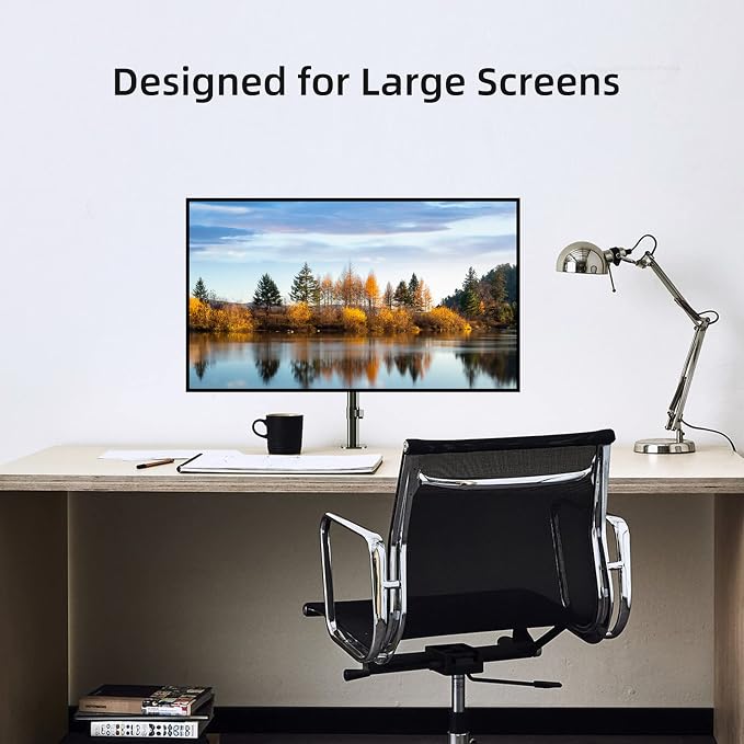 Single Monitor Desk Mount for 13-39" Screens, Vesa Mount | Monitor Mount with VESA Extension Kit 75×75 to 200×200mm - Image 3
