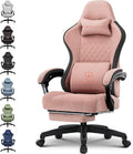 GTPLAYER Gaming Chair, Computer Office Chair with Pocket Spring Cushion, Linkage Armrests and Footrest, High Back Ergonomic Computer Chair with Lumbar Support Task Chair with Footrest by GTPLAYER