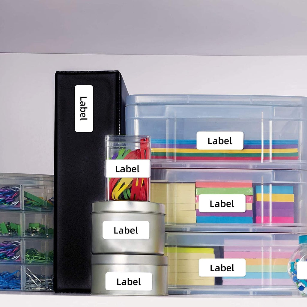 100 Sheets 1400 Labels 4" x1-1/3 14 Up Mailing Address Labels Stickers for Laser & Inkjet Printers, Labelchoice 4" x 1.33" 14 Per Page Strong Adhesive Internet Mailing Shipping Label (1-1/3x4-100P) - Image 6