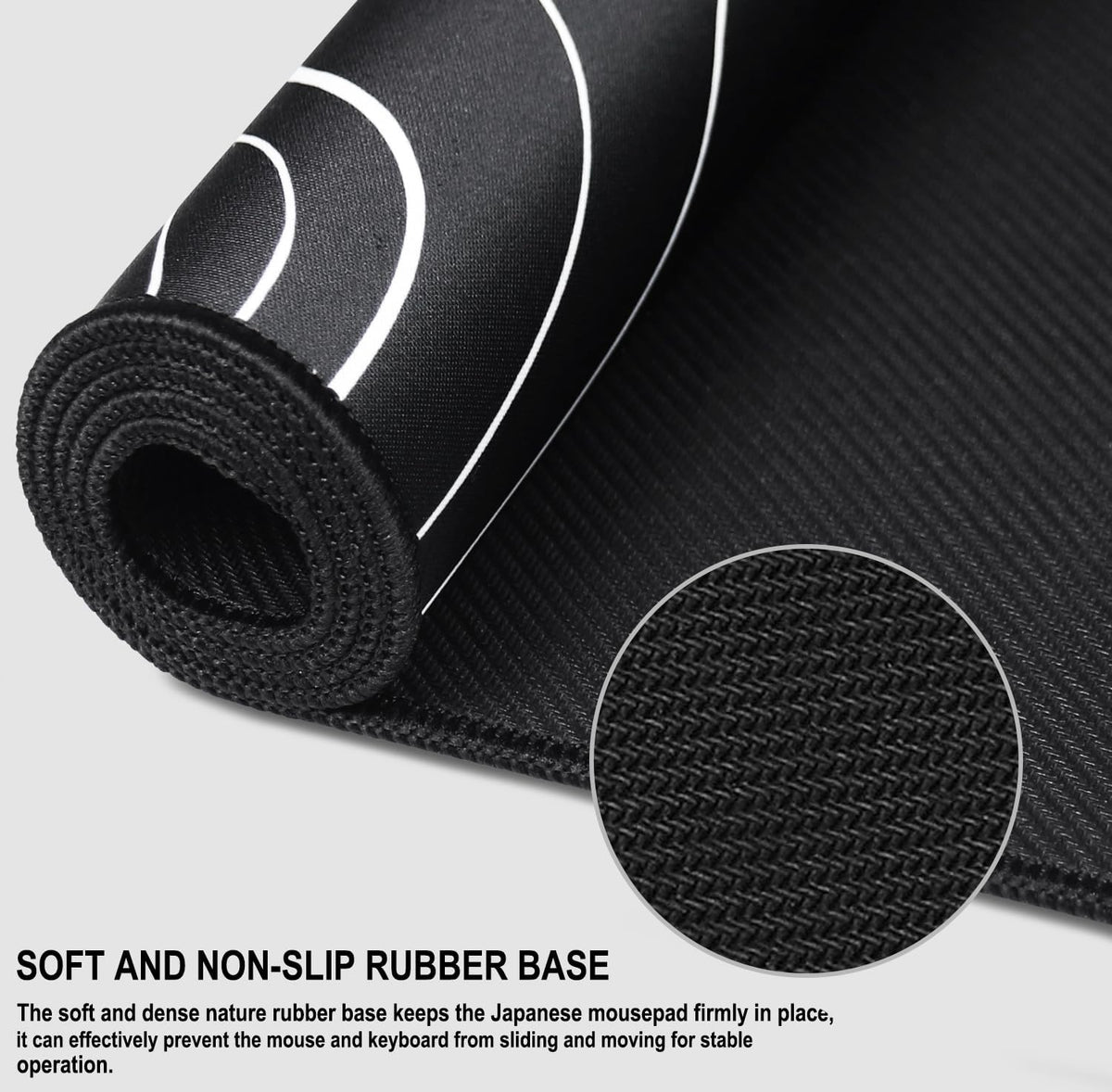 Large Gaming Mouse Pad, Water Resist Fabric XXL Extended Mousepad - Image 2
