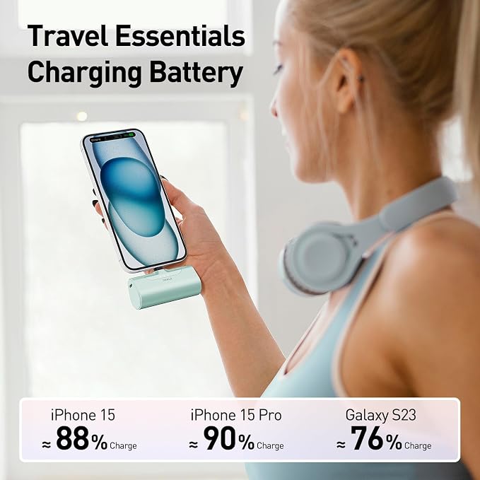 iWALK Portable Charger for iPhone 17/16/15 USB-C Small Power Bank 20W 4,500mAh Fast Charging Battery Pack Compatible with iPhone 15/16/17 Plus/17 Pro/17 Pro Max, Samsung Galaxy S25/S24/S23 Android - Image 5