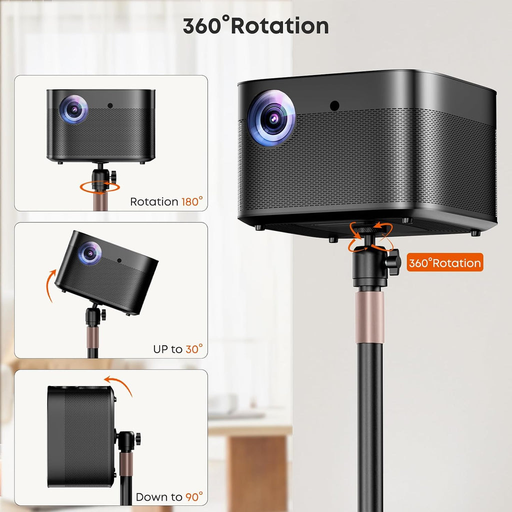 PUTORSEN Universal Projector Stand, Height Adjustable Floor Stand - Image 2