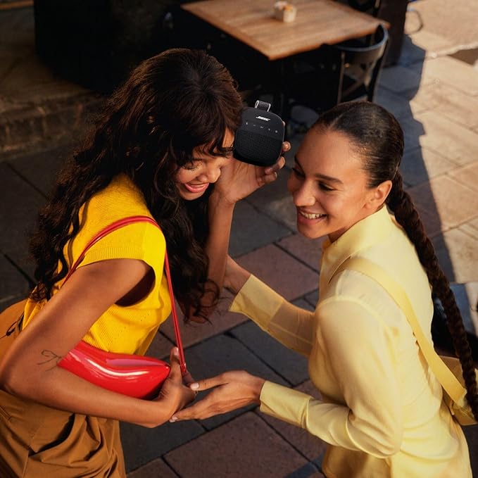 Bose SoundLink Micro Portable Bluetooth Speaker (2nd Gen), Wireless Outdoor Speaker, Up to 12 Hours Battery Life, Waterproof and Dustproof, Black | Bluetooth Core 5.4 with IP67 rating and 12-hour battery for hiking, travel and outdoor use - Image 3
