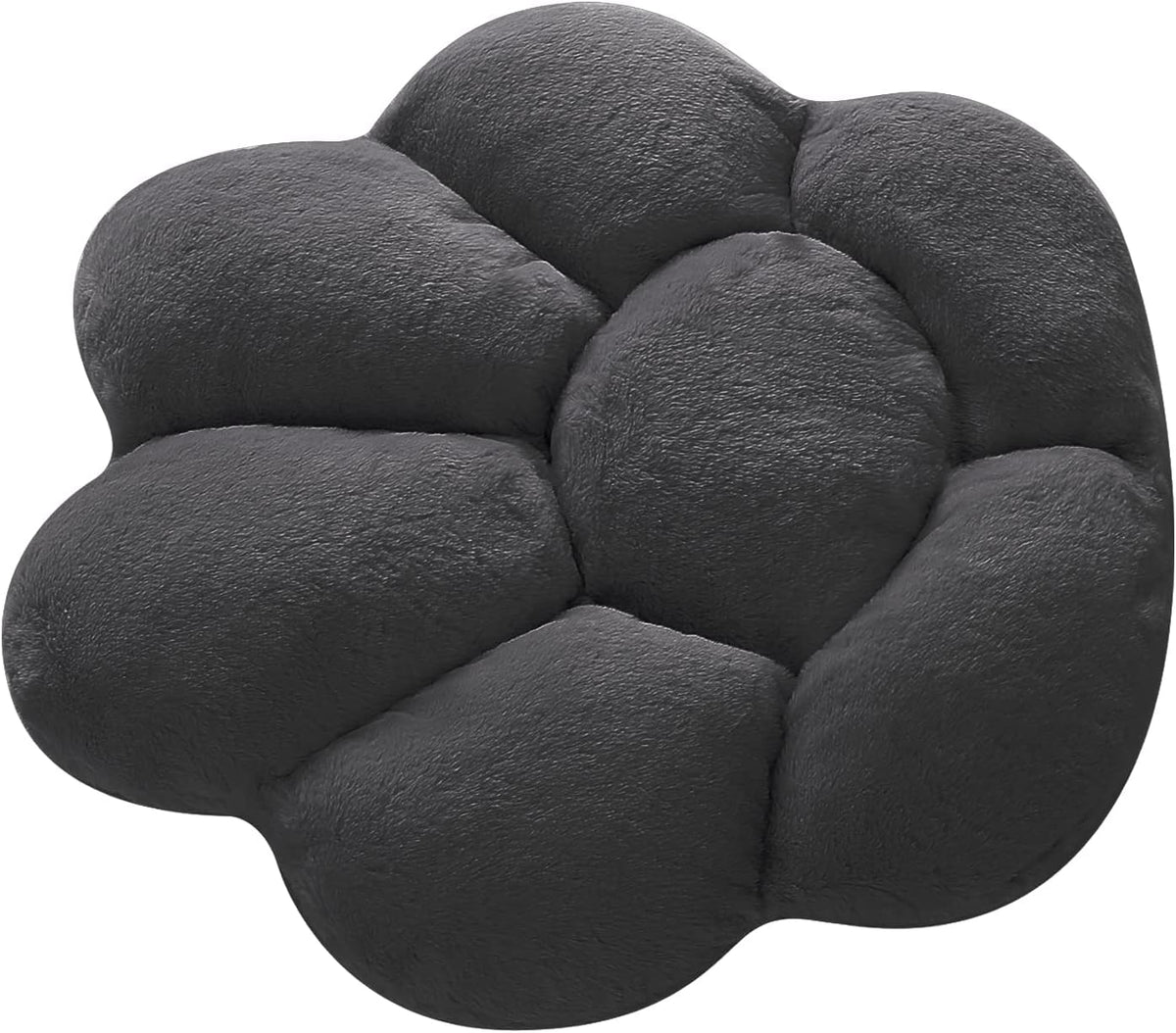 Ditucu Cat Paw Cushion Kawaii Chair Cushions 31.4 x 27.5 inch Cute Stuff Heart-Shaped Seat Pad Comfy Lazy Sofa Office Floor Pillow for Gaming Chairs Room Decor Black - Image 5