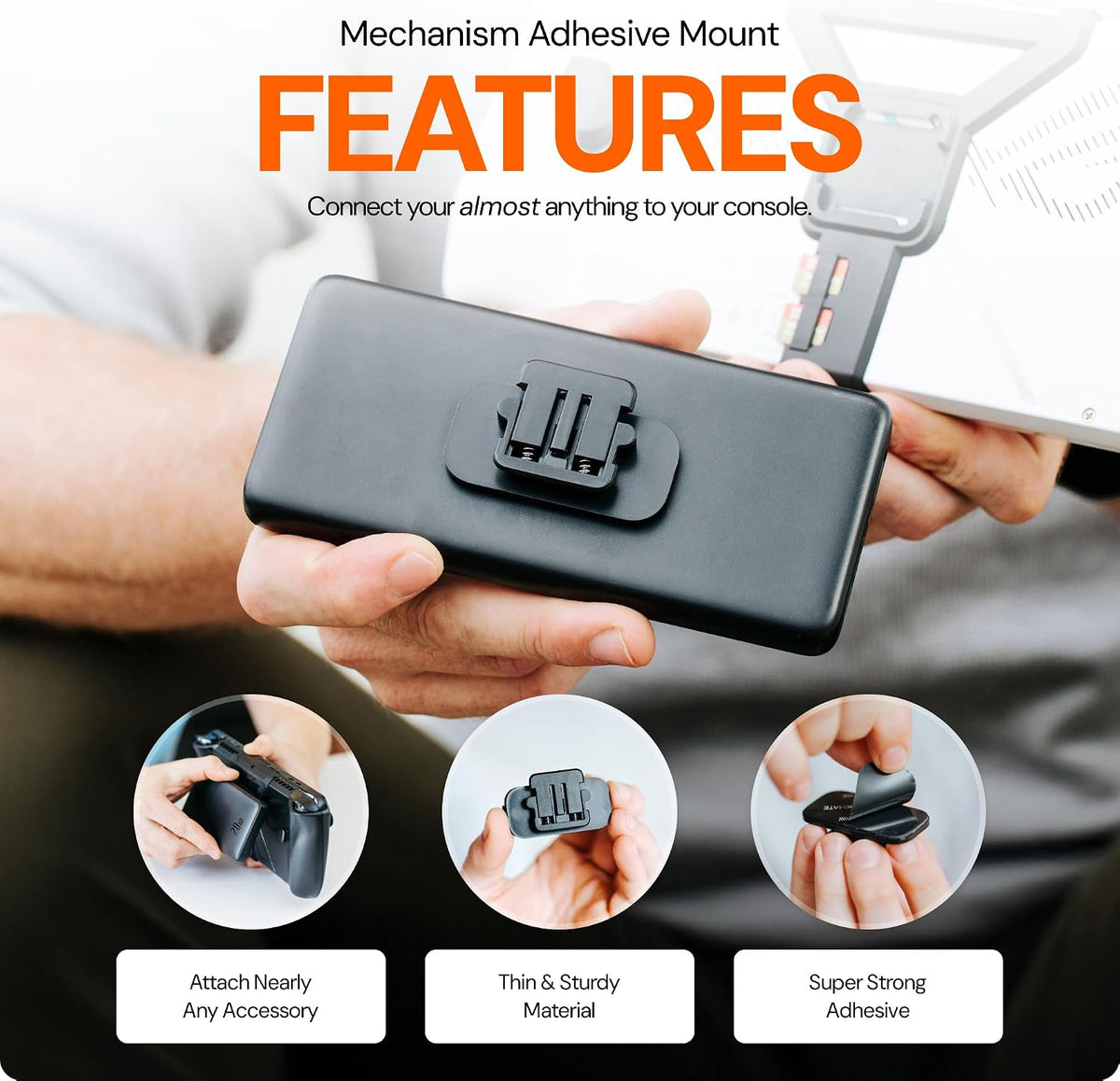 Adhesive Mount for Gaming Accessories | Build Your Bundle Accessories - Image 2