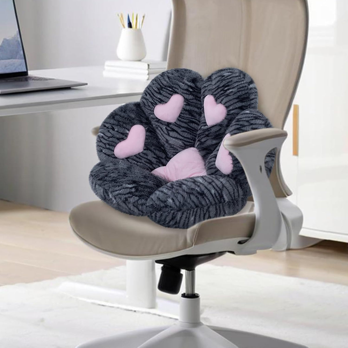 MOONBEEKI Cat Paw Cushion Chair Comfy Kawaii Plush Seat Cushions - Image 7