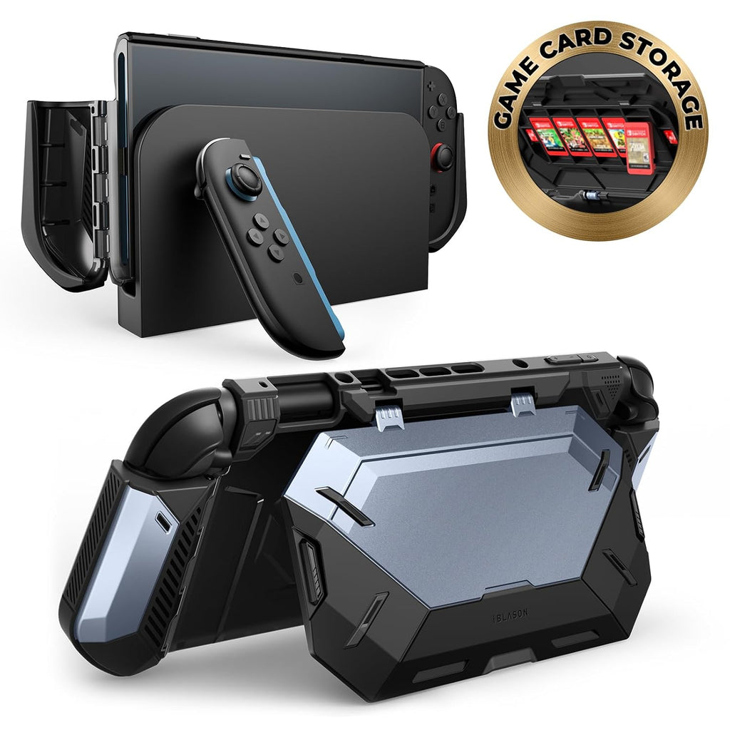 i-Blason Dockable Case for Nintendo Switch 2 with Stand, Blue by i-Blason