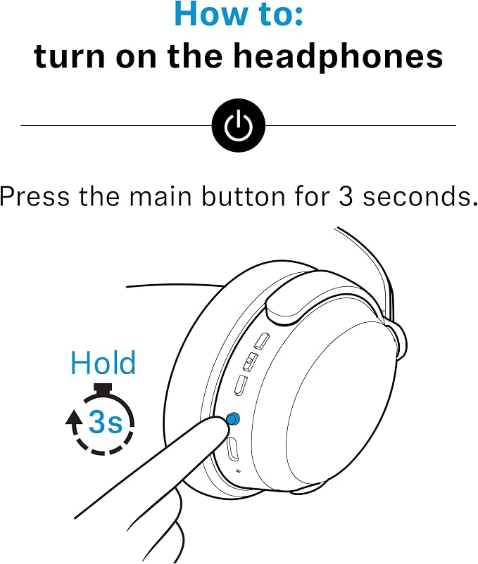 Sennheiser ACCENTUM Wireless Bluetooth Headphones Noise Cancelling - Up to 50HR Playtime, Hybrid Noise Cancelling (ANC), All-Day Comfort, Bluetooth Over Ear Headphones for School, Traveling, Black - Image 13