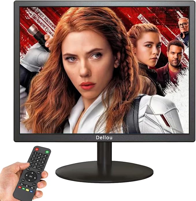 17 inch Surveillance Monitor Display Screen Security Camera Monitoring | Multifunctional Interface BNC, HDMI, AV, VGA, USB, PC Input CCTV Screen Computer Monitor Built-in Speaker1280x1024 Full HD by Unknown