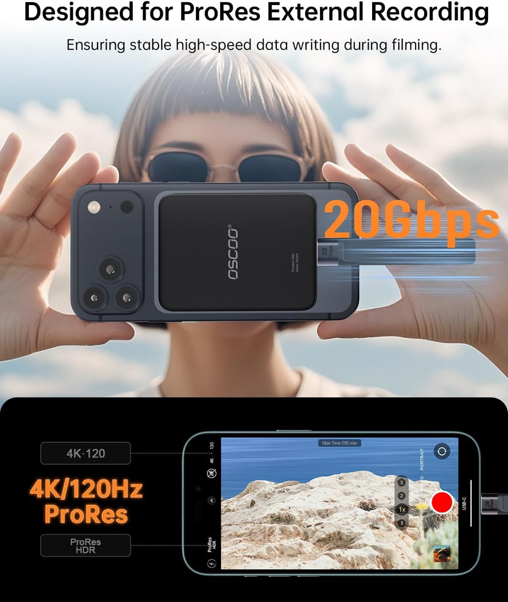 512GB Magnetic Portable SSD, Up to 2000MB/s – External Solid State Drive - Image 5