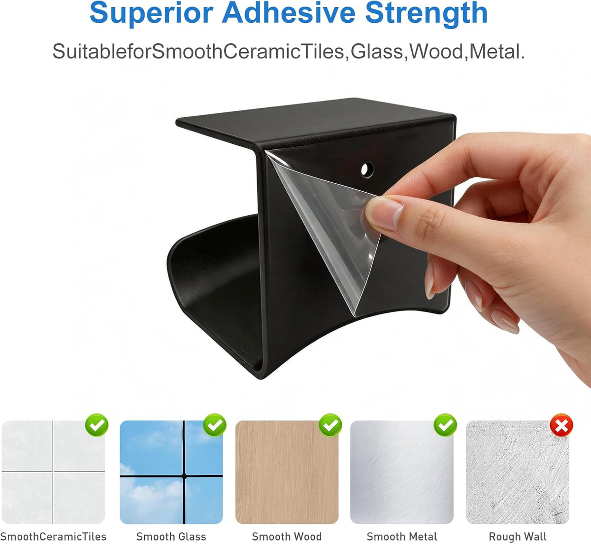 Headphone Holder, Aluminum Headset Hanger with Adhesive Mount - Image 5