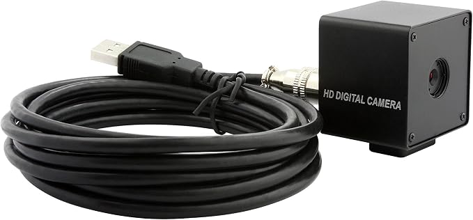 ELP 5mp Autofocus Fisheye Wide Angle USB Camera Module with Metal Case OV5640 Mini UVC USB2.0 Lightburn Camera Laser Engraver Webcam,9.9ft/3m Cable for Computer, Raspberry Pi, PC, Laptop, Jetson Nano - Image 5